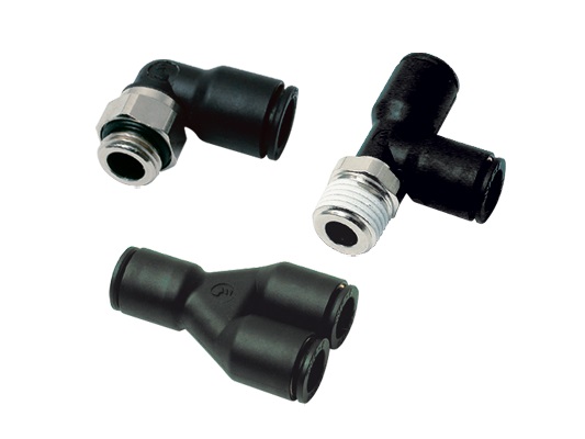 Flash nylon connectors