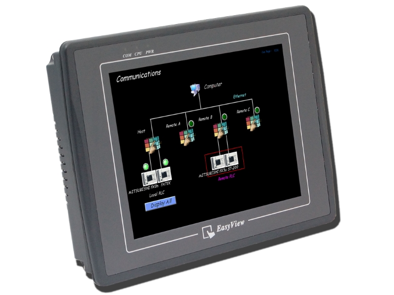 Touchscreens and push buttons